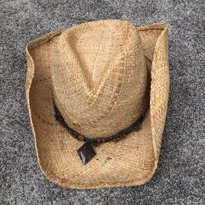 Harley Davidson Straw Cowboy Hat